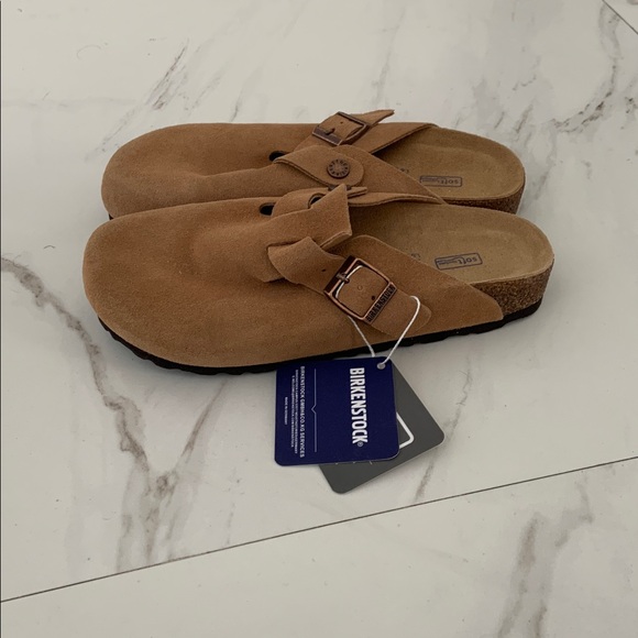 Birkenstock Boston Clog Mink Brown 37 38 Woman's Size's 6 6.5 7 7.5 Soft Footbed - Picture 2 of 3